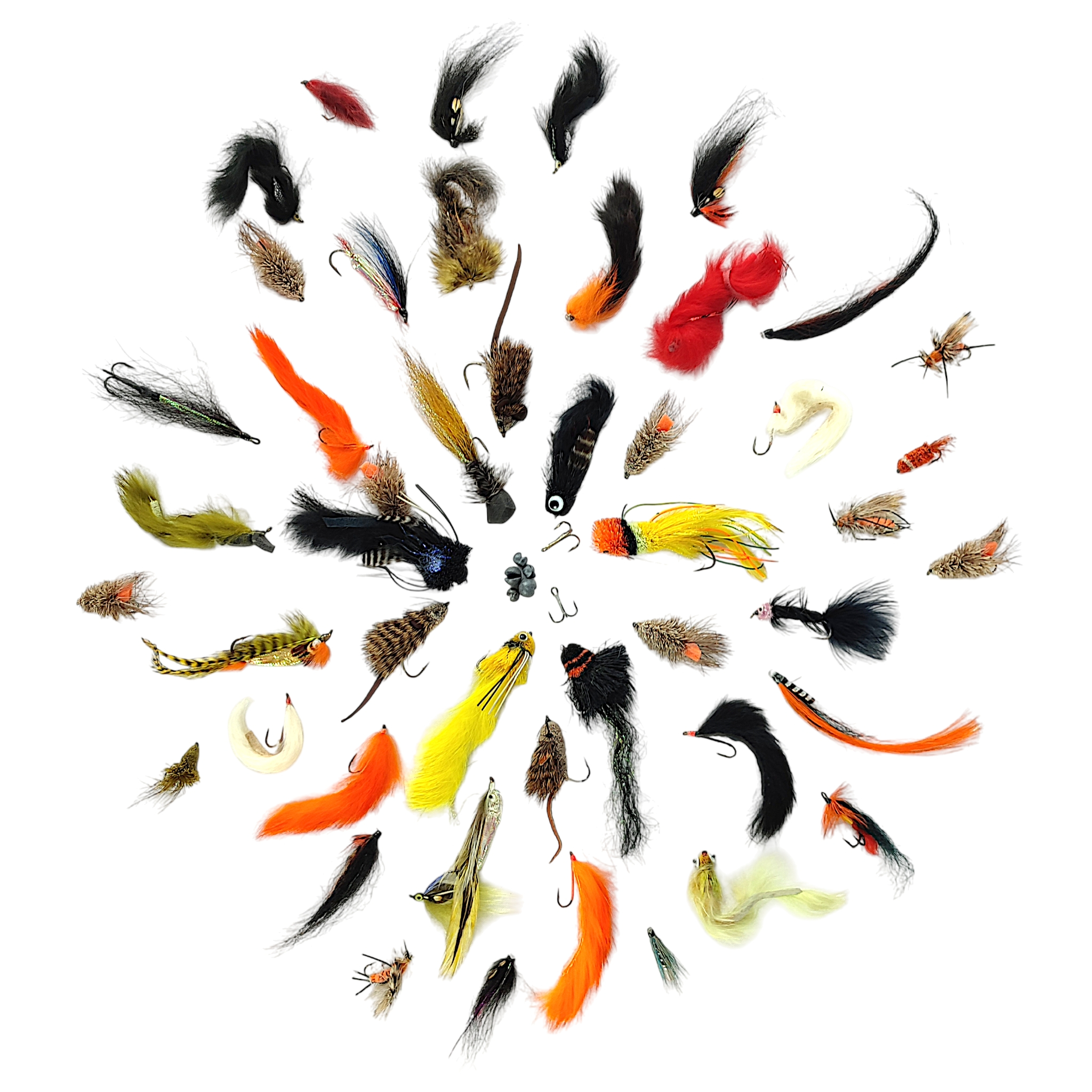 Boite d'une 40 aine de mouches pour toutes les pêches. État correct -  reconditionné disponible sur Label Emmaüs